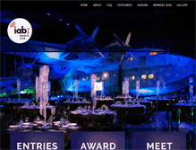 Tablet Screenshot of iabawards.co.nz